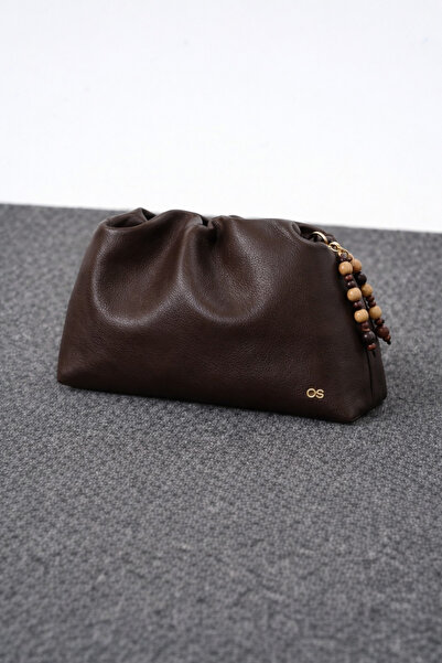 Çantacımstore Women's Drawstring Bag Brown Kosta