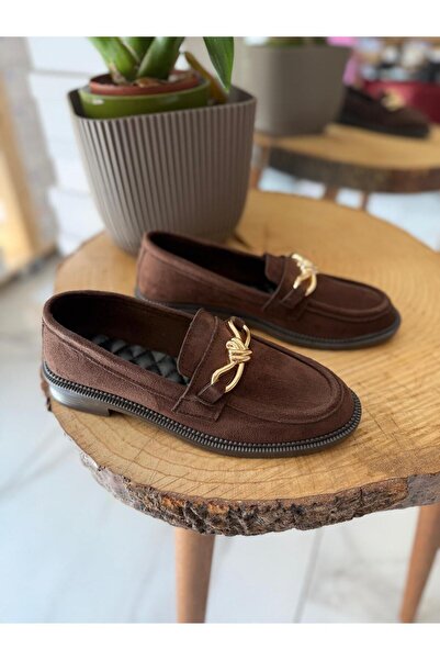 POTEEN Γυναικεία παπούτσια Godi Loafer Suede με μαλακή σόλα, ελαφριά ανατομικ...