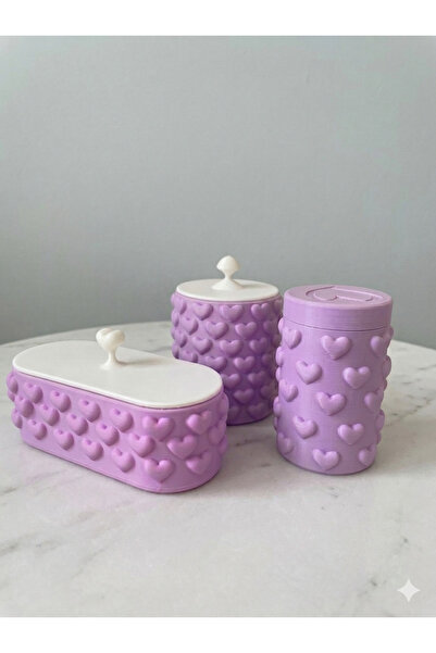 MECH Kalp Desenli Mini Organizer Set