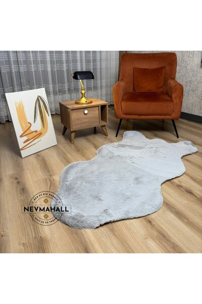 NevMahall PREMIUM KALİTE TAVŞAN PELUŞ POST KESİM YUMUŞAK DOKU TÜY DÖKMEZ HALI