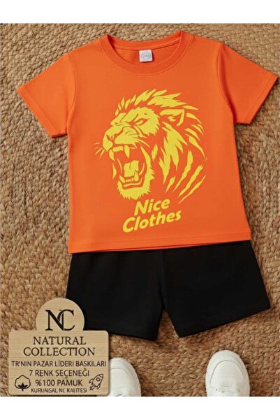 Nice Clothes ΚΑΛΟΚΑΙΡΙΝΟ ΠΑΙΔΙΚΟ ΜΠΛΟΥΖΑΚΙ ΚΑΙ ΣΟΡΤΣ UNISEX (ΜΕ ΣΤΑΜΠΑ ΛΙΟΝΤΑΡΙ)