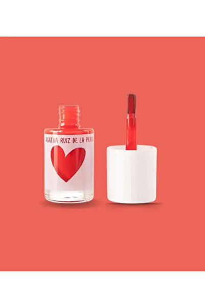 Agatha Ruiz Agatha Rose Nail Polish Red Orange for a Glamorous and Radiant Lo...