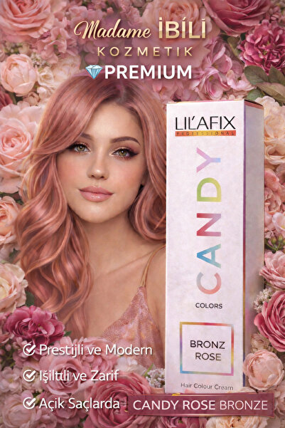 Lilafix Professional LilaFix Candy Rose Bronze Saç Boyası | Oksidansız Yarı K...