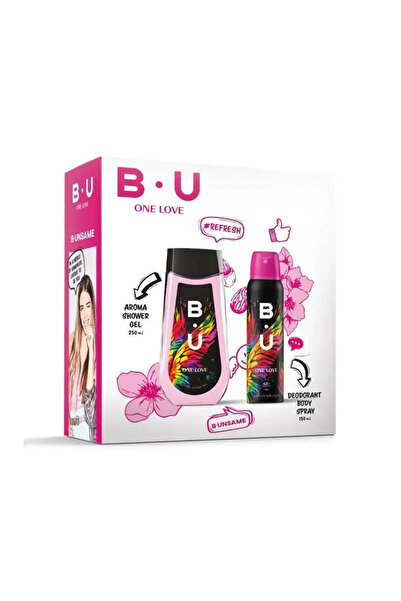 B.U. Γυναικείο σετ δώρου B.U One Love, Αρωματικό Αφρόλουτρο 250 ml + Αποσμητι...