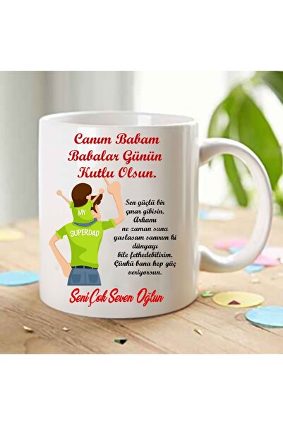 Baba için hediye kupa model 37
