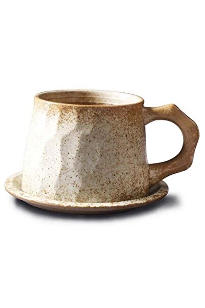 Generic Classic Beige Ceramic Mug – 11 oz Capacity