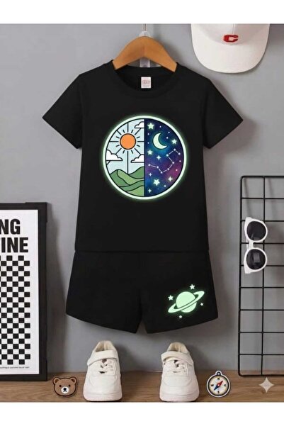 Nice Clothes ΚΑΛΟΚΑΙΡΙΝΟ ΠΑΙΔΙΚΟ ΜΠΛΟΥΖΑΚΙ ΚΑΙ ΣΟΡΤΣ UNISEX (ΕΚΤΥΠΩΣΗ NASA MO...