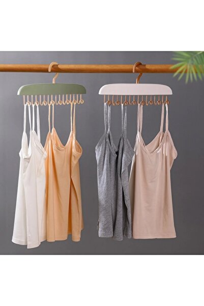 Empressco Multi-Purpose Adhesive Hanger with Hooks Portable Hanger with 8 Hoo...