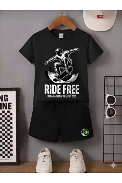 Nice Clothes Tricou și pantaloni scurți de vară pentru copii, unisex (imprime...