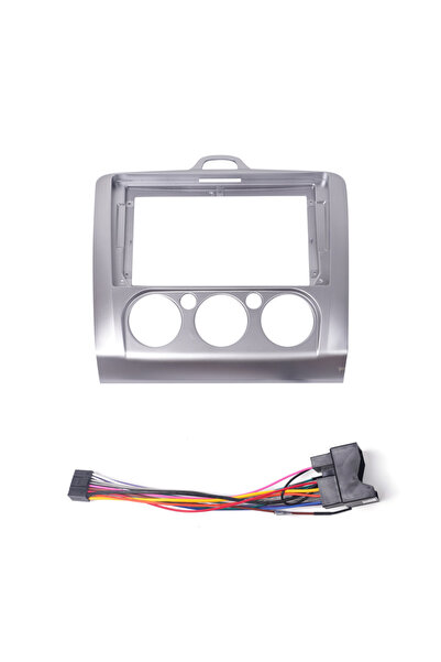 EXVOL FORD FOCUS 2 MULTİMEDYA ÇERÇEVE SOKET 9 İNC TABLET ÇERÇEVESİ MANUEL KLİMA