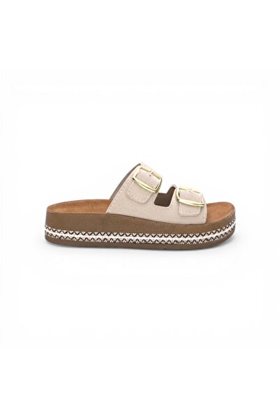 POLEN Double Buckle Anatomical Sole Summer Women's Slippers