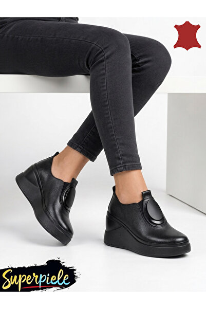 ANGEL BLUE Γυναικεία καθημερινά παπούτσια, από φυσικό δέρμα, γκρι, με μεταλλι...