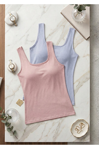 Loule Γυναικεία βαμβακερά επιθέματα με φαρδιά τιράντες χωρίς επένδυση, συσκευ...