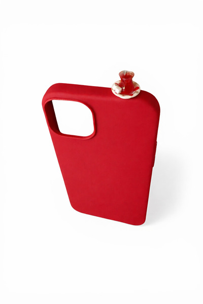 lotusbybuket iPhone 15 Plus Silicone Case with Sugar Tea