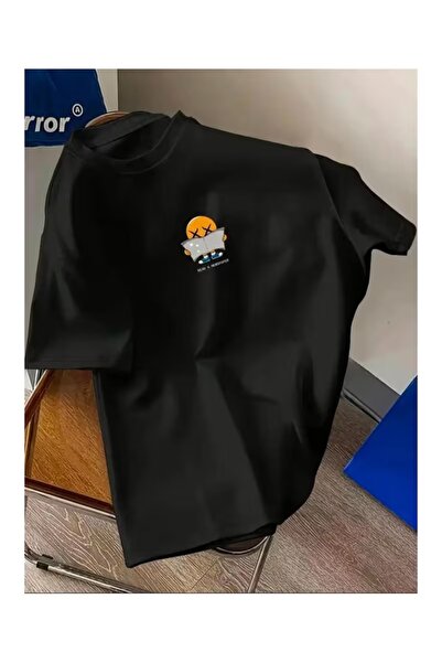 AEMİ Unisex Printed Oversized T-shirt με Κοντό Μανίκι