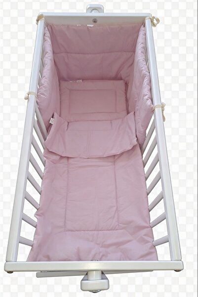 Primii Pasi Set lenjerie matlasata 4 piese, 90x40cm, bumbac Oeko Tex,