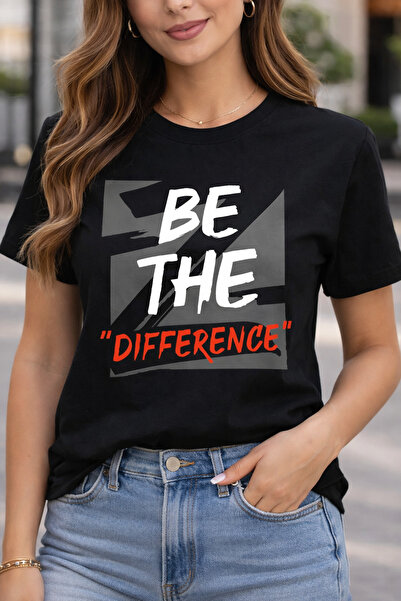 MARKATEM Υπερμεγέθη Unisex T-Shirt με στάμπα Bicycle Collar Differance, Υψηλή...