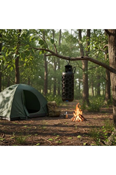 Prozone Hoparlör + Kulaklık Seti New HB Kamp Outdoor Stereo Güç Karabinalı RG...