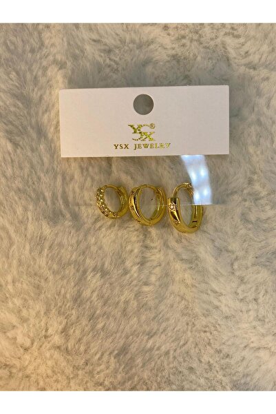 YSX JEWELRY أقراط بتصميم أنيق من ماركة ysx مرصعة بالأحجار ولا تسبب الحساسية و...