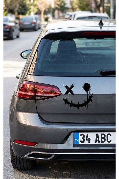 beytuning 3D Sticker X Göz Sticker Etiket Çıkartma Pc Laptop Araba Oto Motor ...