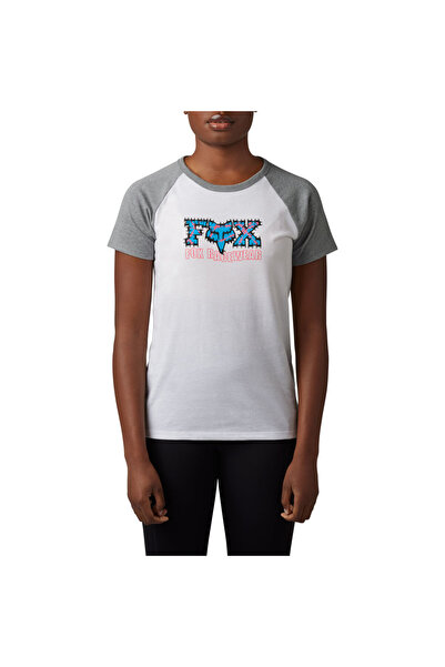 FOX Racing Φούτερ Ραγκλάν με σχέδιο συρματόπλεγμα FOX, Λευκό, Μεγέθους M