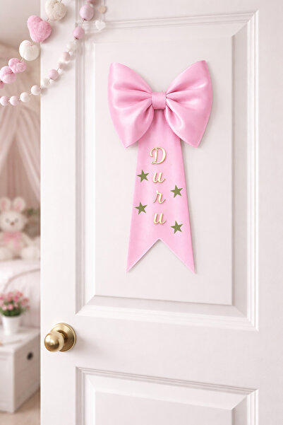 Yavuz Süs Σατέν φιόγκος διακόσμησης πόρτας με μονόστομη φούστα