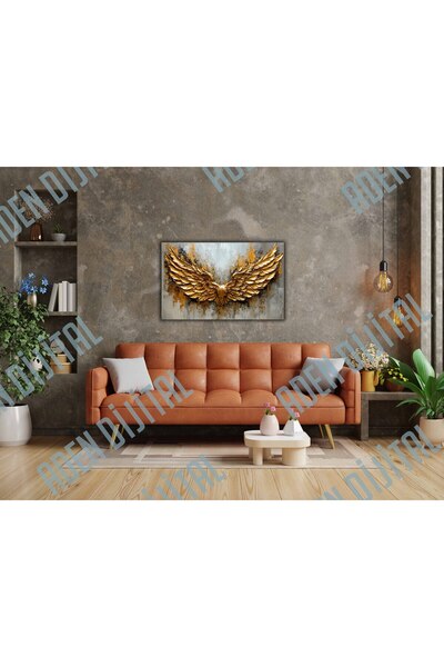 Aden TABLOU PE PÂNZĂ CU ARIPI DECORATIVE DIGITALE