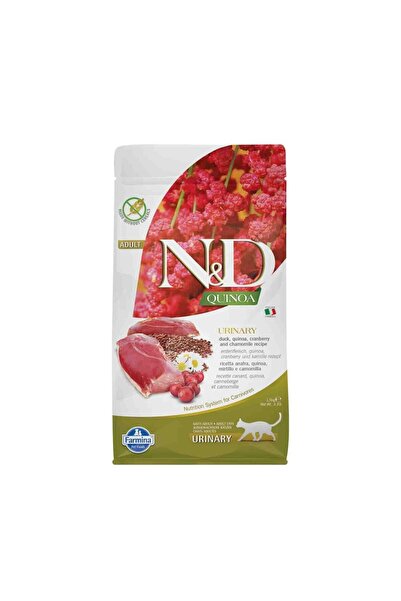 N&D Quinoa Tahılsız Urinary Sistem Ördekli Yetişkin Kedi Maması 1,5 kg