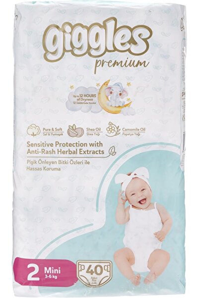 giggles Baby Diapers Size 2, Pack of 40