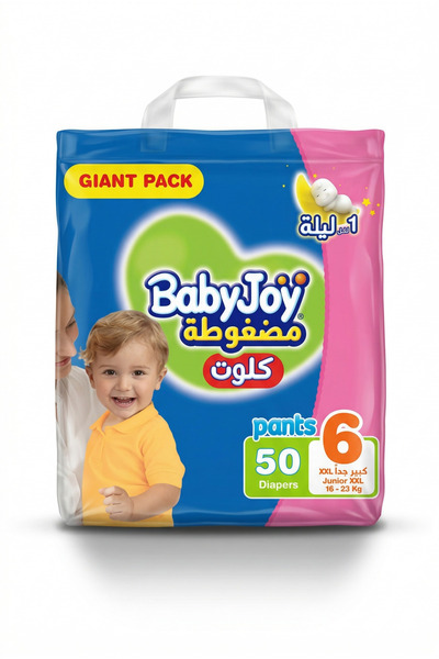 Baby Joy حفاضات بيبي جوي كلوت جاينت رقم 6 - 50 حفاضة