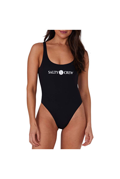 Salty Crew CHARTER Ολόσωμο μαγιό μαύρο Μ
