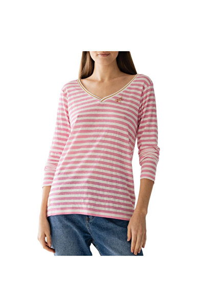 Femi Stories HOLDA LS TEE ΡΟΖ ΕΚΡΟΥ ΡΙΓΕΣ S