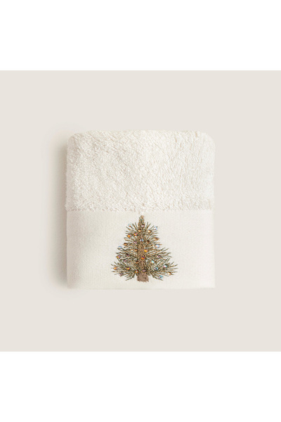 Chakra Πετσέτα Τριμ 30x50 εκ. Εκρού