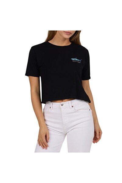 Salty Crew BROTHER BRUCE CROP W TEE ΜΑΥΡΟ S