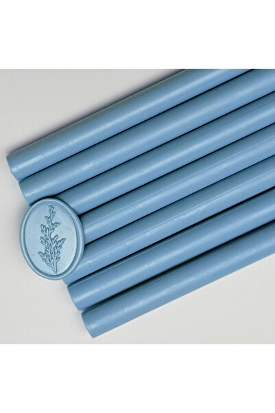 Ceara Sigilii Boutique 7 τεμάχια Κερόμπαστο Σκούρο Μπλε για Σφραγίδες και Προ...