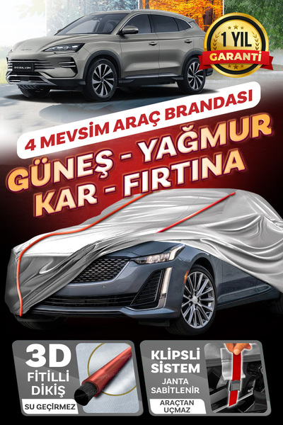 Budge BYD SEAL U SUV - KLİPSLİ 4 MEVSİM Araba brandası - oto çadır örtü