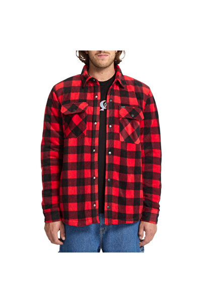 Volcom Μπλούζα Φλις με Φερμουάρ Μακρυμάνικη Σωσίβιου Τύπου Κόκκινο XXL