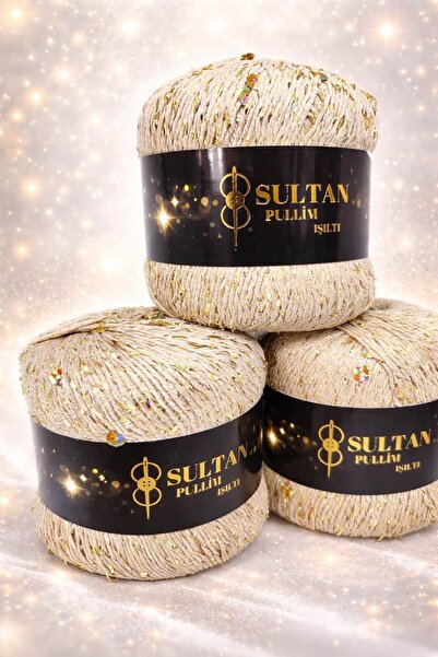 Sultan Pullim Işıltı 2304 Krem Gold