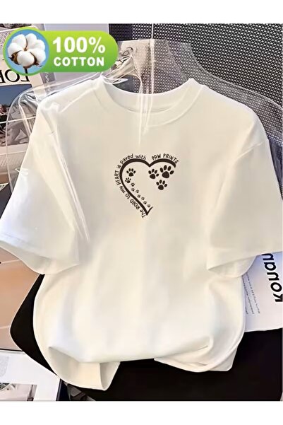 oneagılyazı Μπλουζάκι με στάμπα. Κοντομάνικο καλοκαιρινό & ανοιξιάτικο casual...