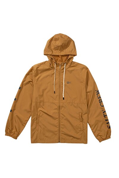 Salty Crew Αντιανεμικό μπουφάν σε χρώμα καφέ των οστών, μέγεθος M