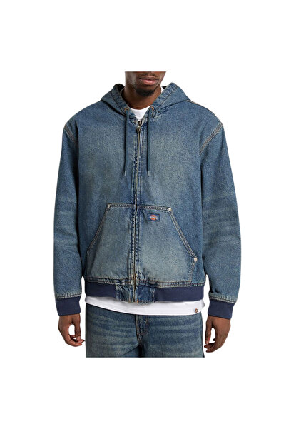 Dickies HILHAM ΜΠΟΥΦΑΝ ΜΕ ΚΟΥΚΟΥΛΑ ΧΑΚΙ ΜΠΛΕ ΑΠΟΧΡΩΣΤΟ Μ