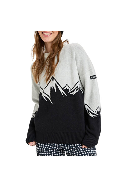 Roxy Ζεστό Πουλόβερ Σκούρο Μαύρο Μάουντ Πλέισμεντ Μ
