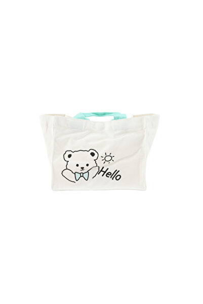 Midi Women's Small Canvas Hello Bear Shoulder Bag