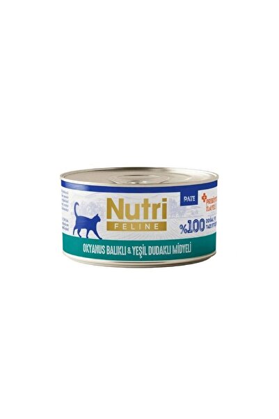 Nutri Feline Okyanus Balıklı ve Yeşil Dudaklı Midyeli Tahılsız Yetişkin Kedi ...