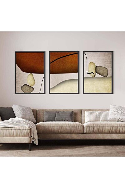 canvas3 Modern Wall Trio - Silver Frame