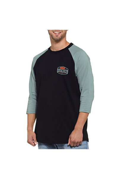 Horsefeathers HEXAGON II Μπλουζάκι Ραγκλάν Μαύρο Μ