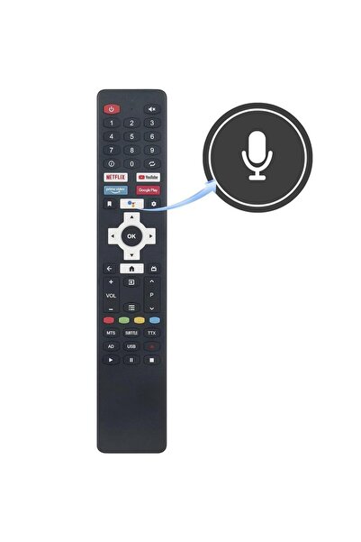 TAYFUN nextstar ile uyumlu Model YE-75IDWG11 Mikrofonlu Smart Tv Kumanda
