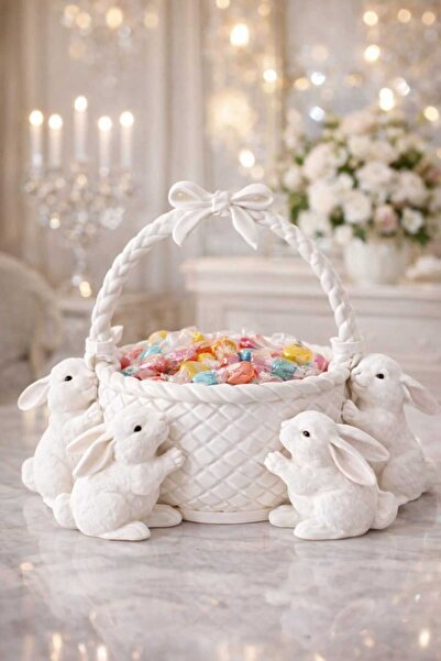 PLA Sarılma Sepeti .Tavşan Yumurta Tutucu