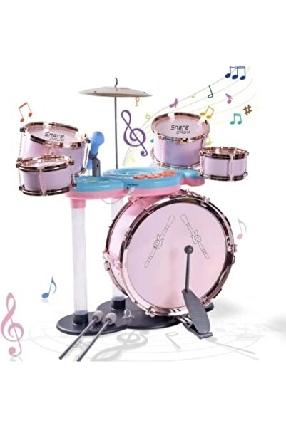 velve Σετ μουσικού σταντ παιδικού σταντ με φώτα και ήχους, μικρόφωνο και καρέ...