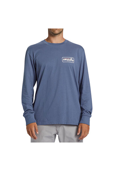 BİLLABONG Μπλουζάκι με στρογγυλή λαιμόκοψη WALLED, σε μπλε σκυρόδεμα, μέγεθος M